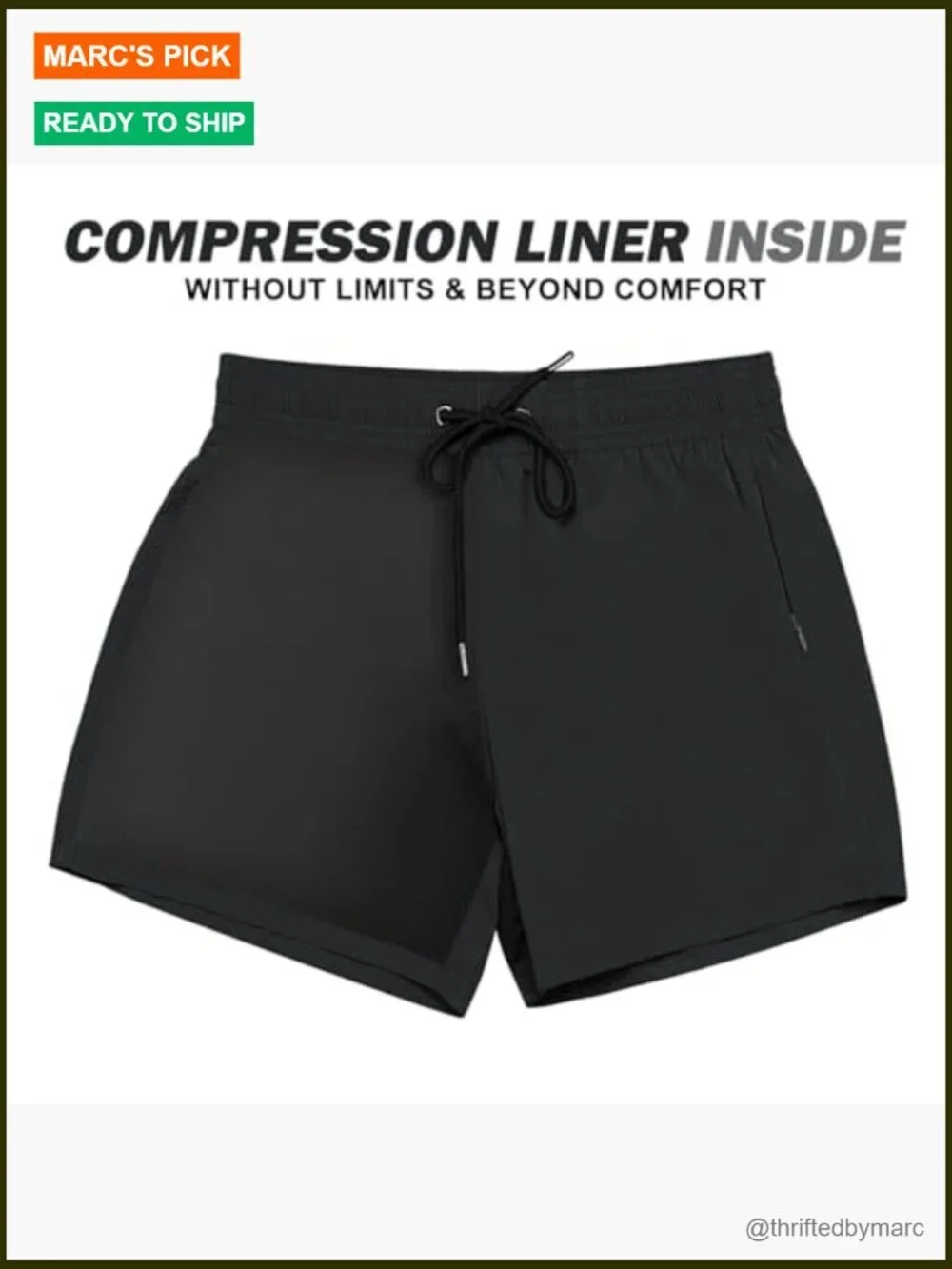 Men's Quick Dry Swim Trunks 5